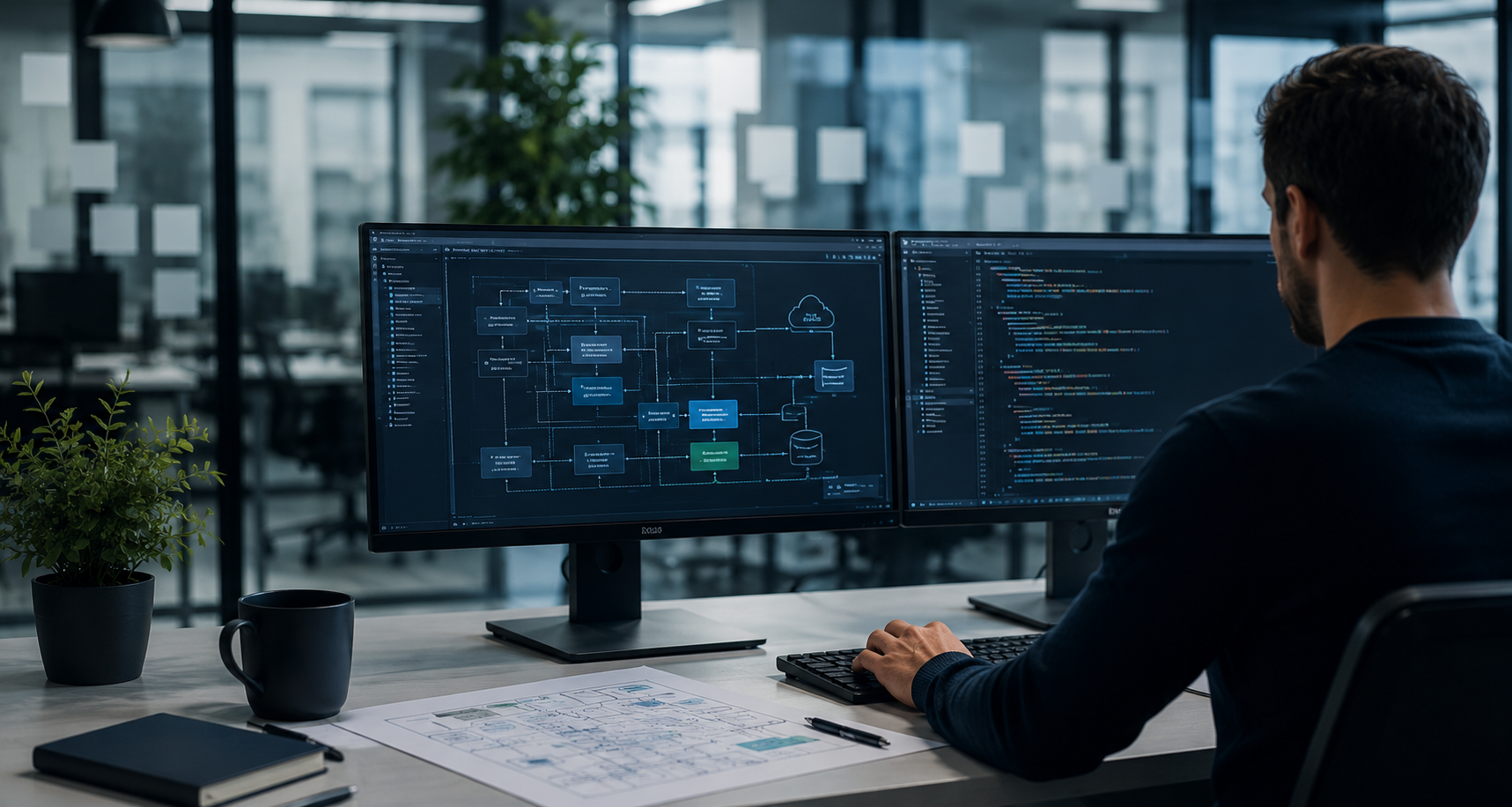 Diseñamos arquitecturas tecnológicas que escalan con tu operación, sin reescribir todo ni parar el negocio.