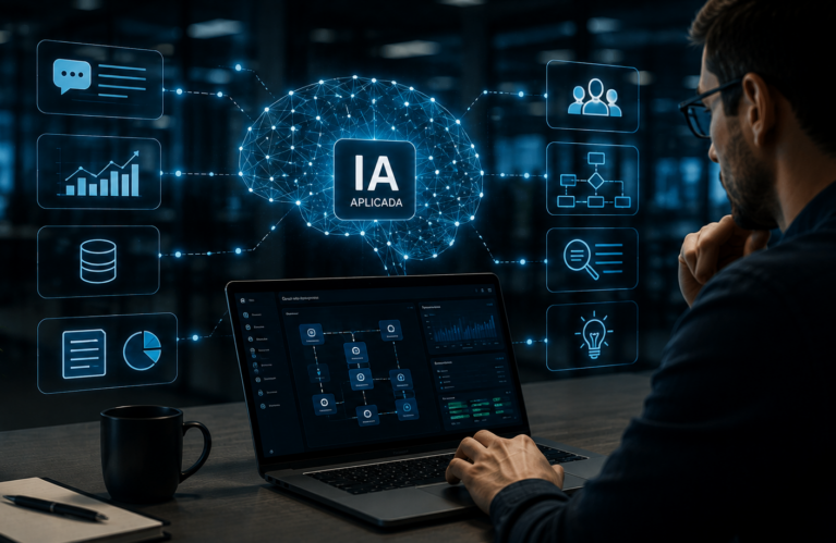 Implementamos IA real sobre los datos de tu negocio: RAG, agentes autónomos, detección de anomalías y modelos predictivos.